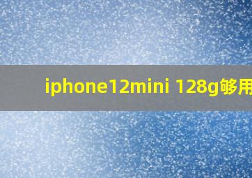 iphone12mini 128g够用吗